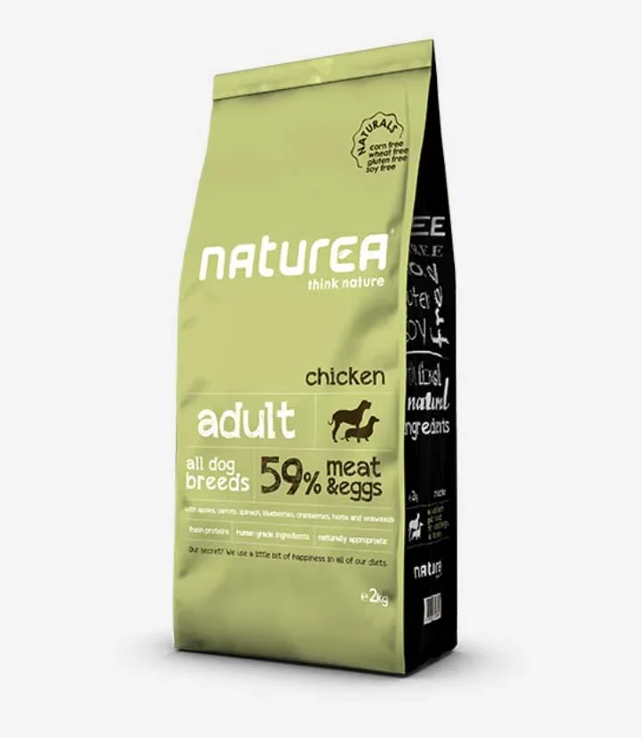 naturea naturals kylling æg hundefoder